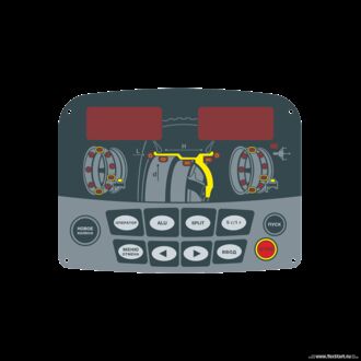 Клавиатура пленочная КС-216 (СБМК-60) КС916.003.00