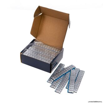 Груза клеевые (Fe) для легковых колес 12*5 г, 120 мм, (50 шт./кор.), белая кор.